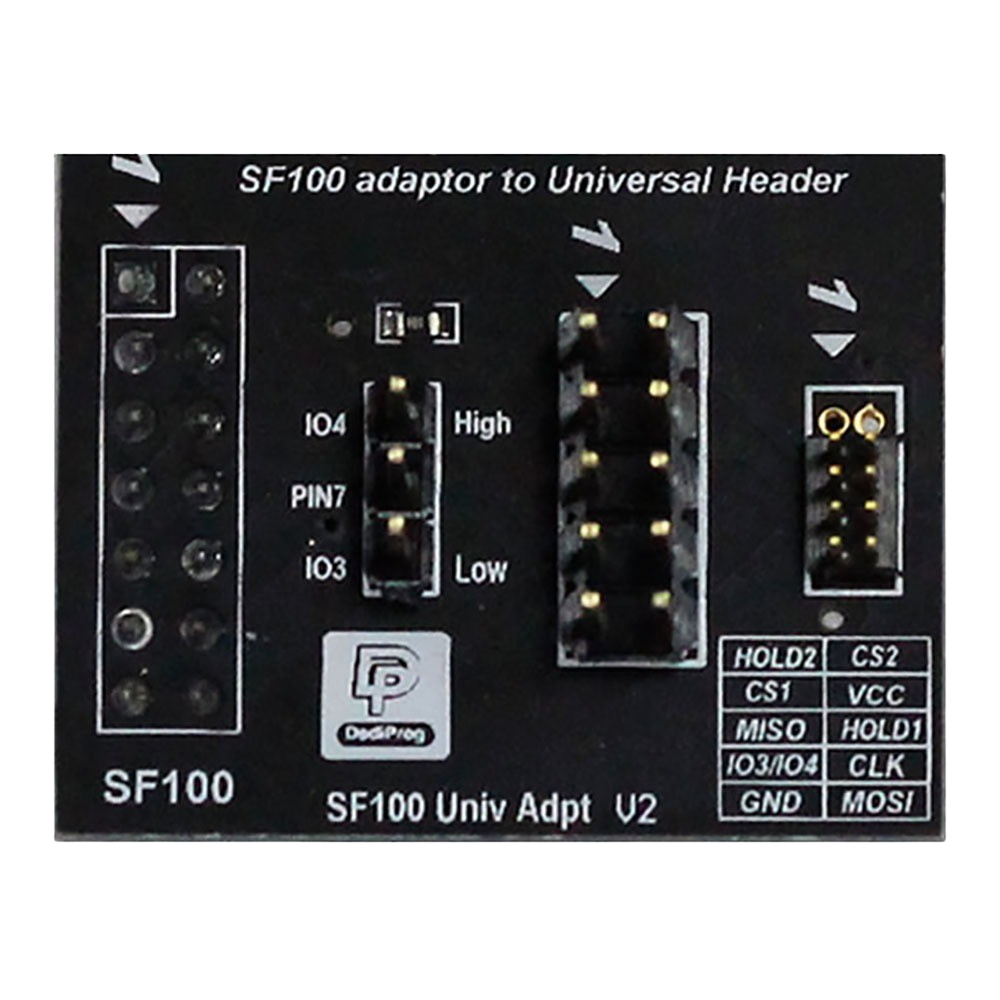 Dediprog Technology Co Ltd ISP-UADP-127 Dediprog ISP-UADP-127 Universal SF100 SPI Flash Programmer Adapter - The Debug Store UK