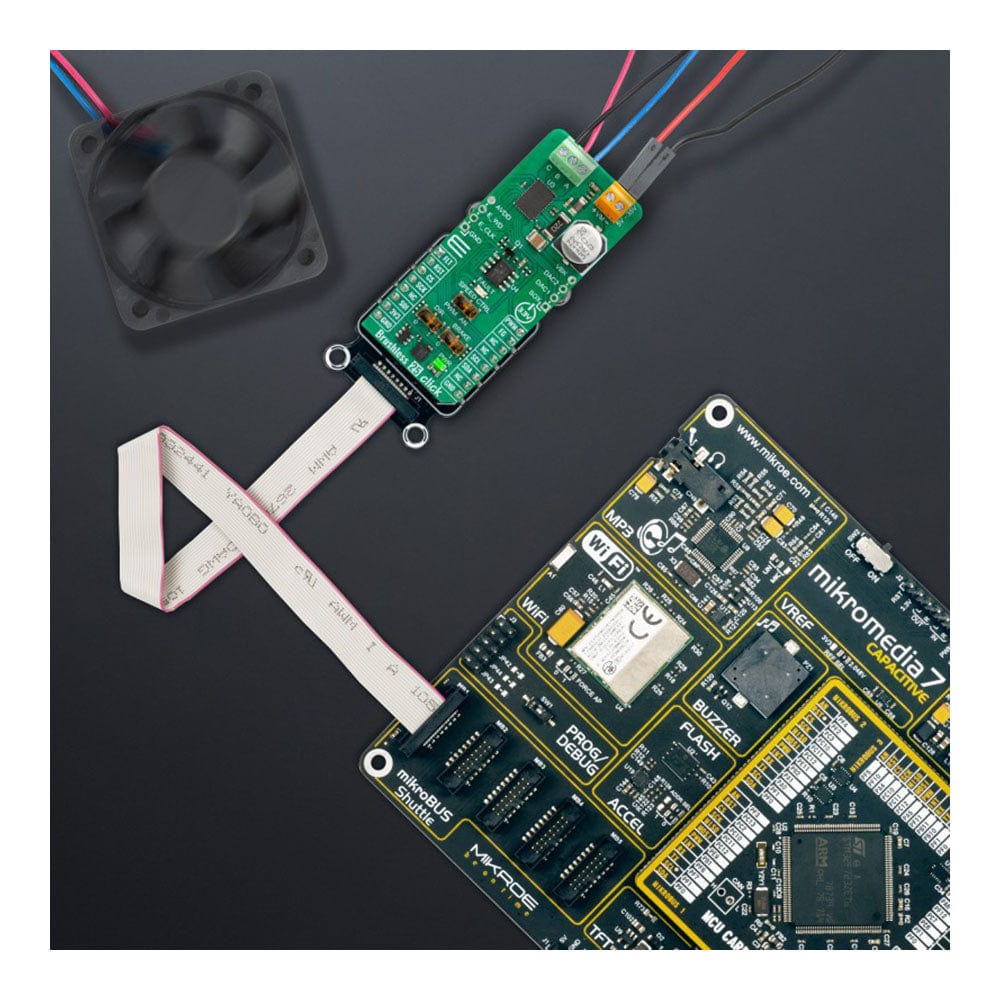 Mikroelektronika d.o.o. MIKROE-5644 Brushless 25 Click Board - The Debug Store UK