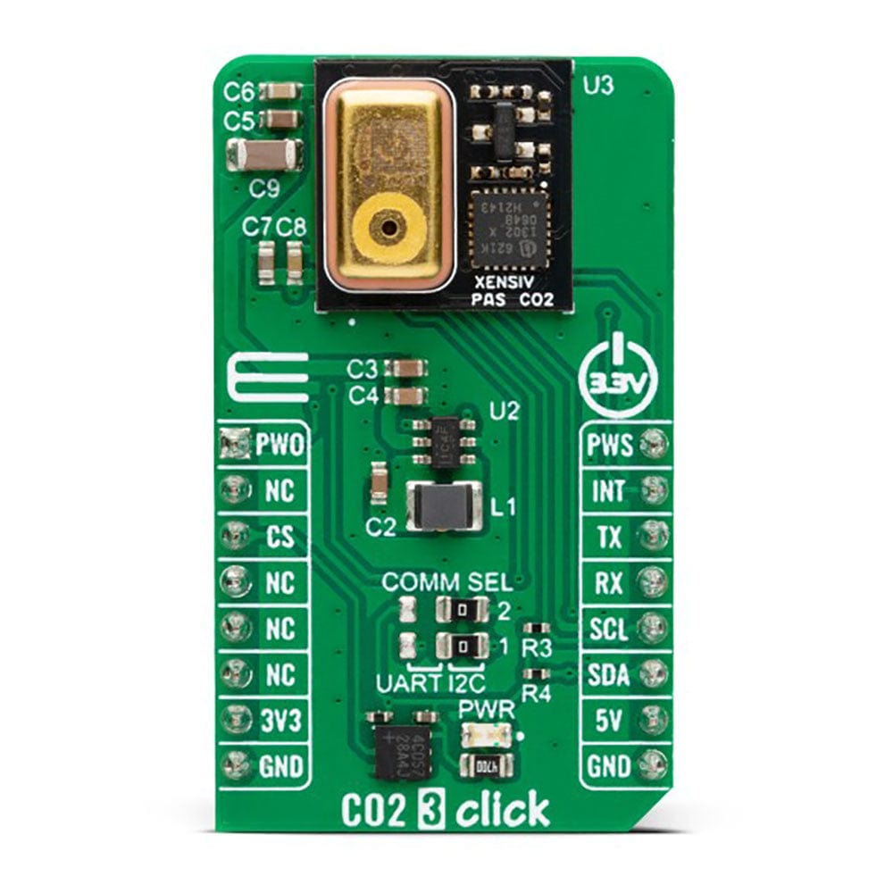 Mikroelektronika d.o.o. MIKROE-5646 CO2 3 Click Board - The Debug Store UK