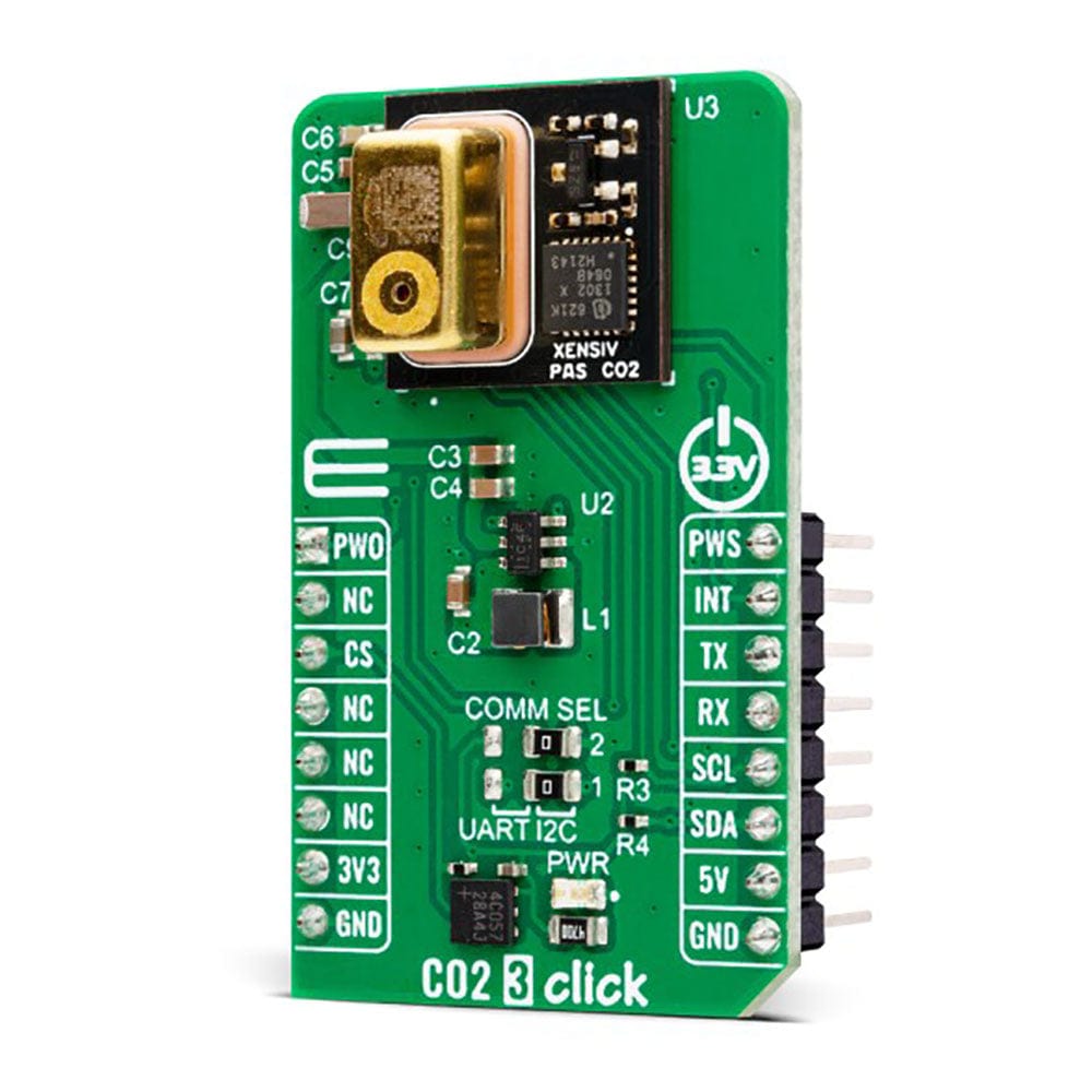 Mikroelektronika d.o.o. MIKROE-5646 CO2 3 Click Board - The Debug Store UK