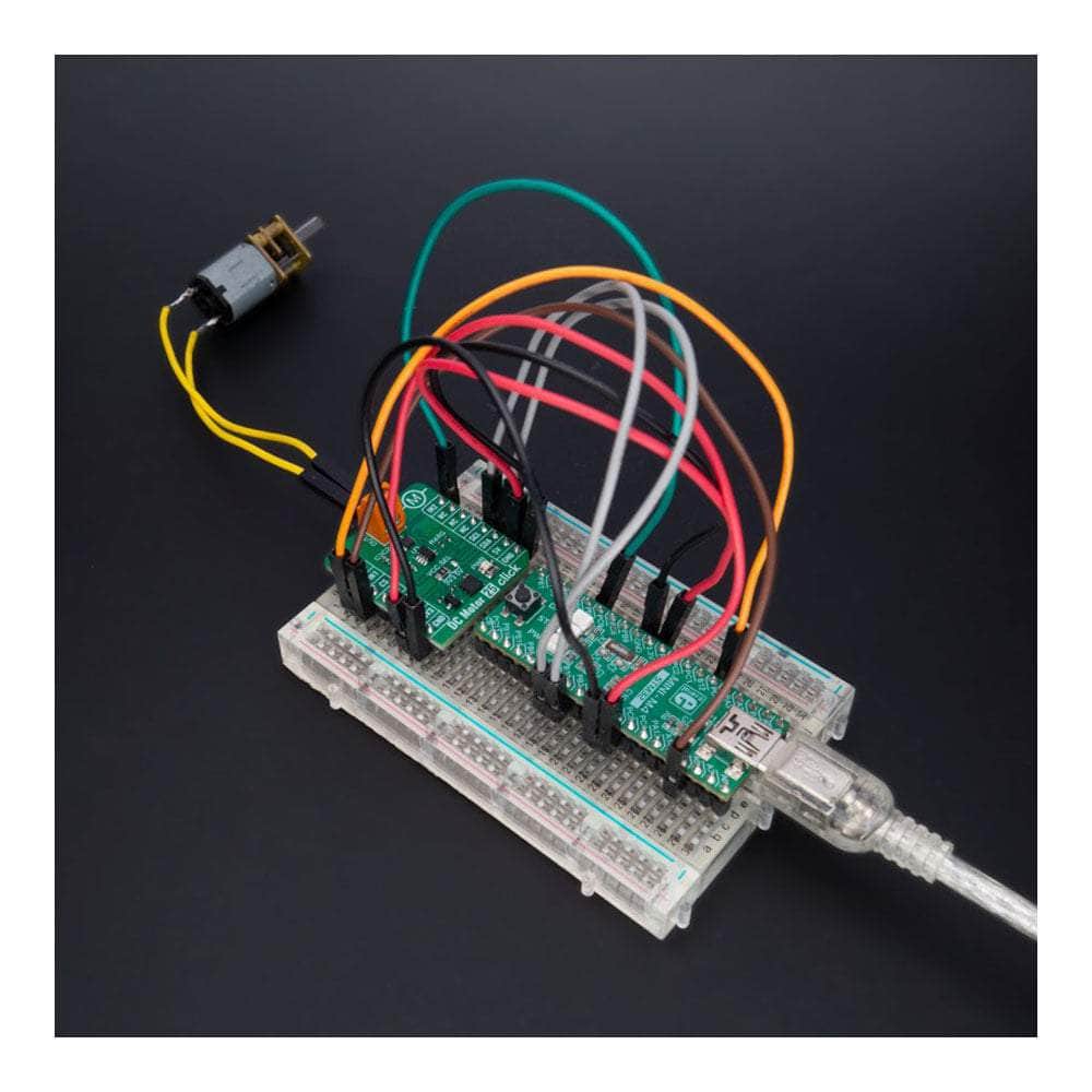 Mikroelektronika d.o.o. MIKROE-5523 DC Motor 25 Click Board - The Debug Store UK