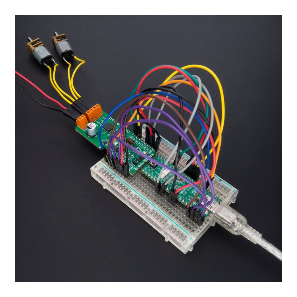 Mikroelektronika d.o.o. MIKROE-5655 DC Motor 26 Click Board - The Debug Store UK