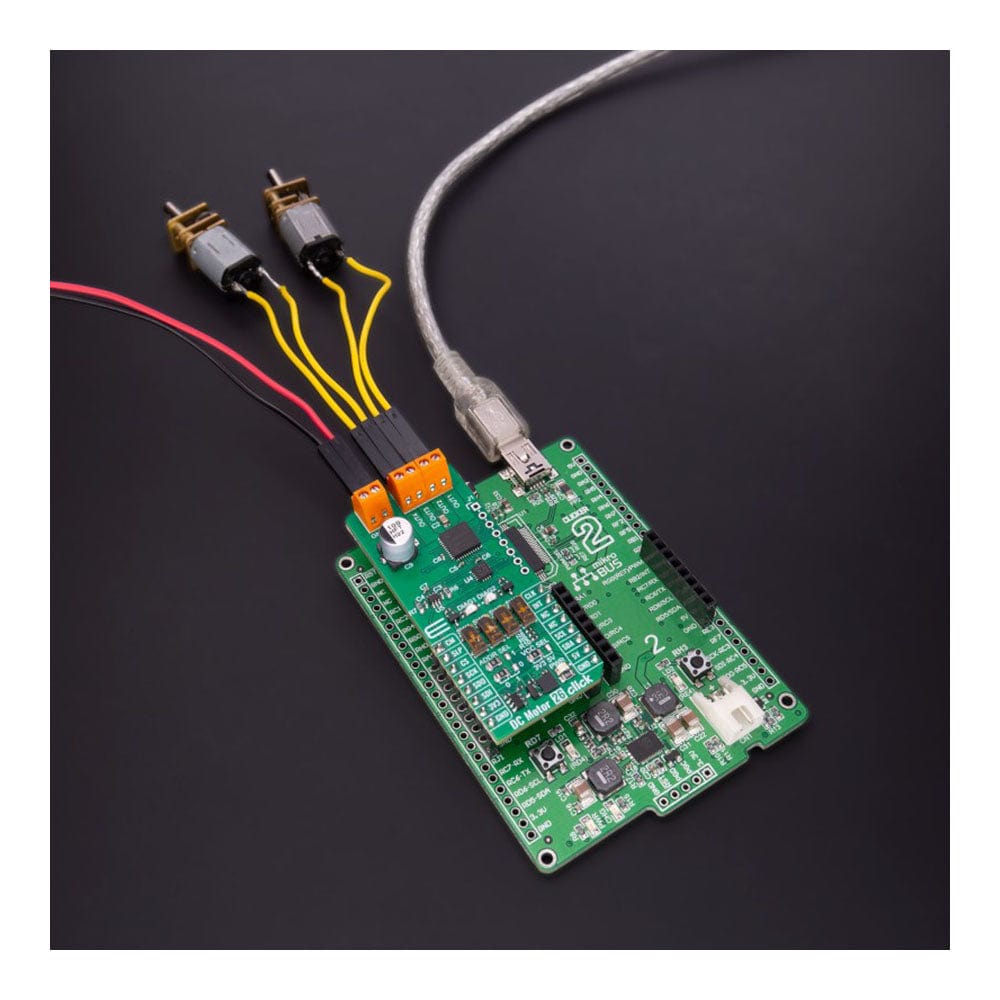 Mikroelektronika d.o.o. MIKROE-5655 DC Motor 26 Click Board - The Debug Store UK