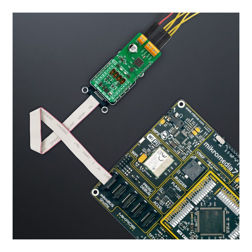 Mikroelektronika d.o.o. MIKROE-5655 DC Motor 26 Click Board - The Debug Store UK