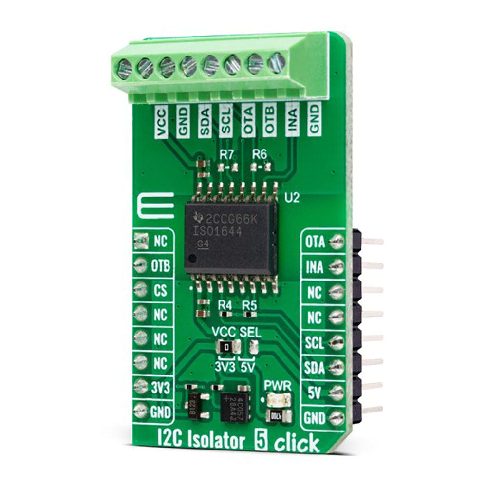 Mikroelektronika d.o.o. MIKROE-5725 I2C Isolator 5 Click Board - The Debug Store UK