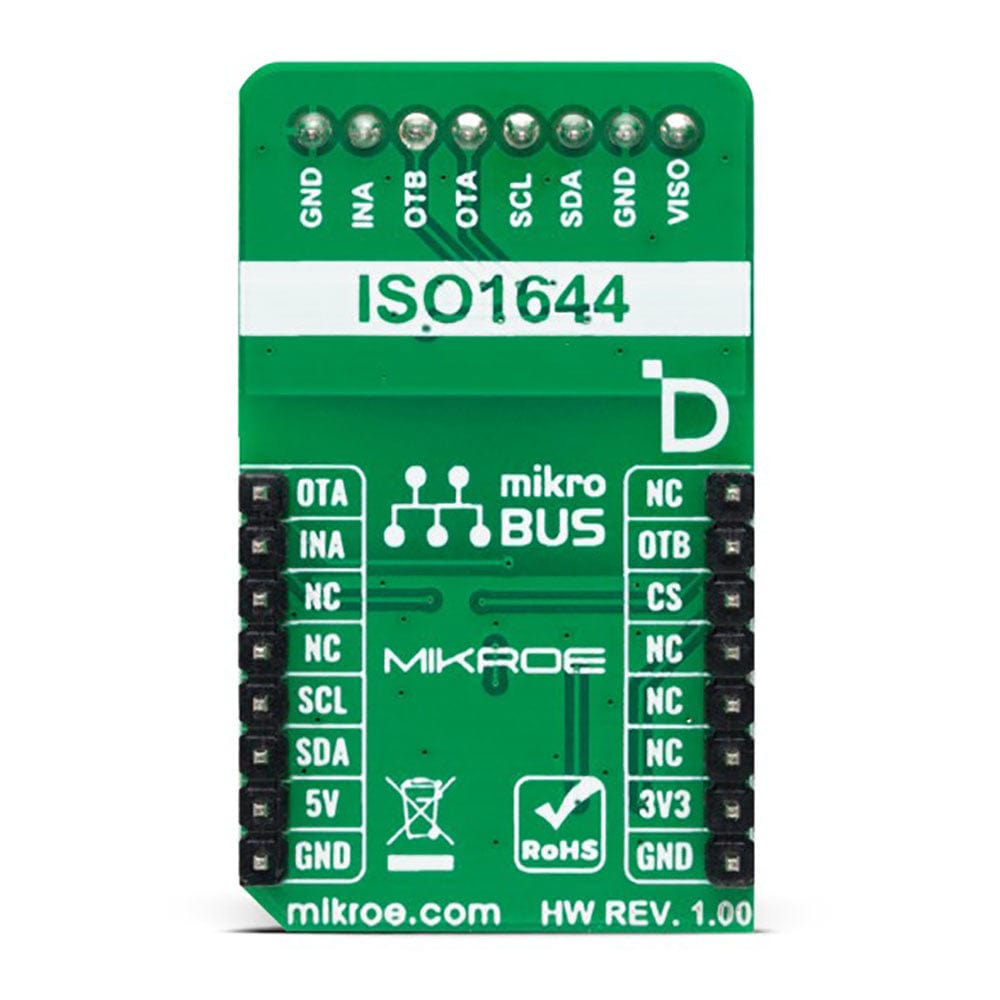 Mikroelektronika d.o.o. MIKROE-5725 I2C Isolator 5 Click Board - The Debug Store UK