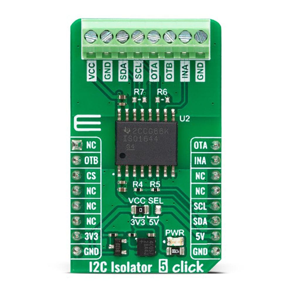 Mikroelektronika d.o.o. MIKROE-5725 I2C Isolator 5 Click Board - The Debug Store UK