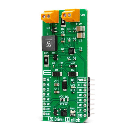 Mikroelektronika d.o.o. MIKROE-5565 LED Driver 17 Click Board - The Debug Store UK