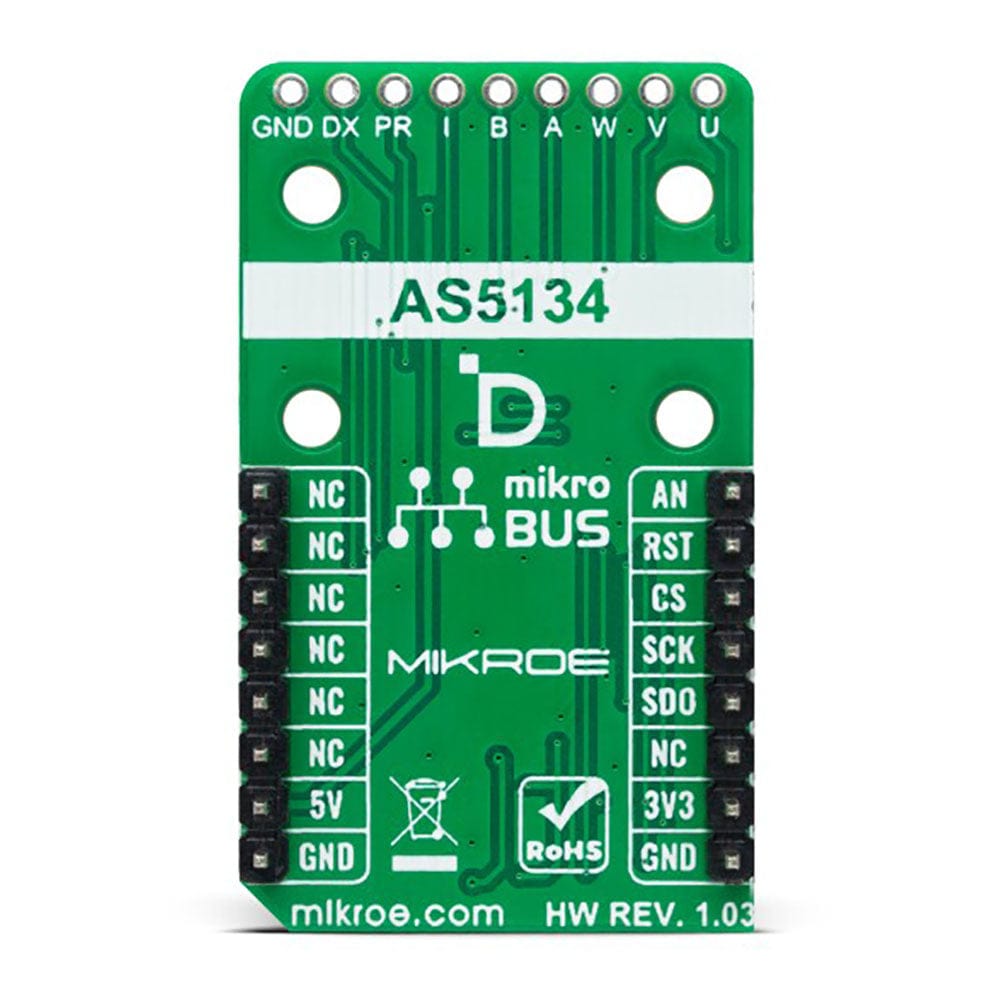 Mikroelektronika d.o.o. MIKROE-5691 Magnetic Rotary 5 Click Board - The Debug Store UK
