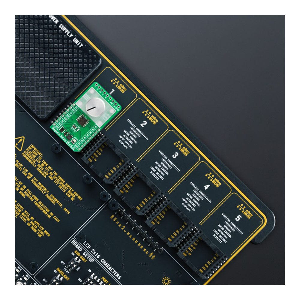 Mikroelektronika d.o.o. MIKROE-5691 Magnetic Rotary 5 Click Board - The Debug Store UK