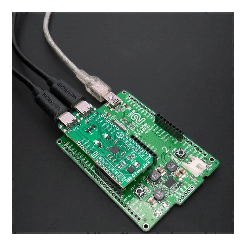 Mikroelektronika d.o.o. MIKROE-5682 USB-C Power Click Board™ - The Debug Store UK