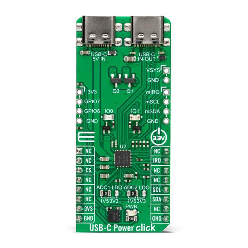 Mikroelektronika d.o.o. MIKROE-5682 USB-C Power Click Board™ - The Debug Store UK