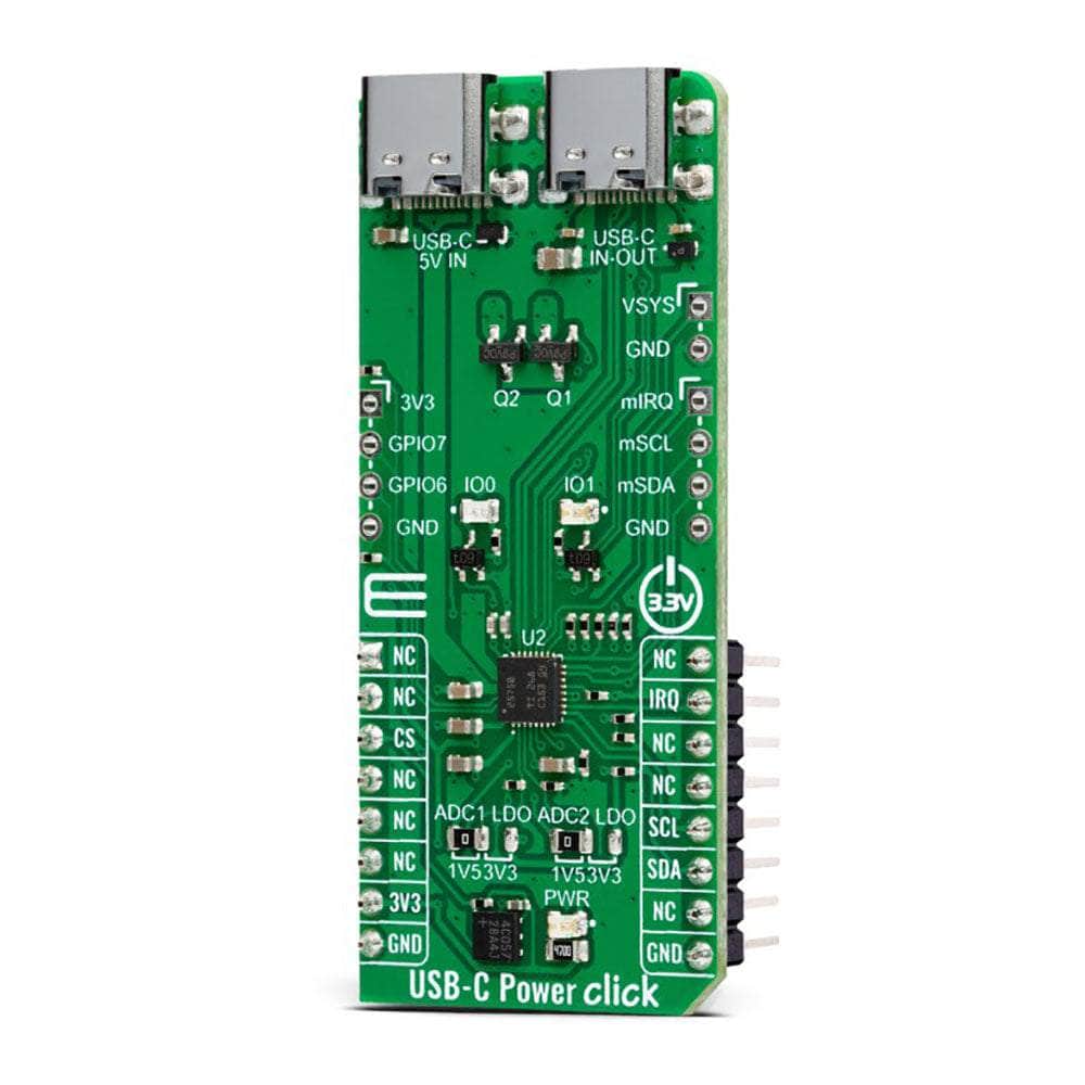 Mikroelektronika d.o.o. MIKROE-5682 USB-C Power Click Board™ - The Debug Store UK