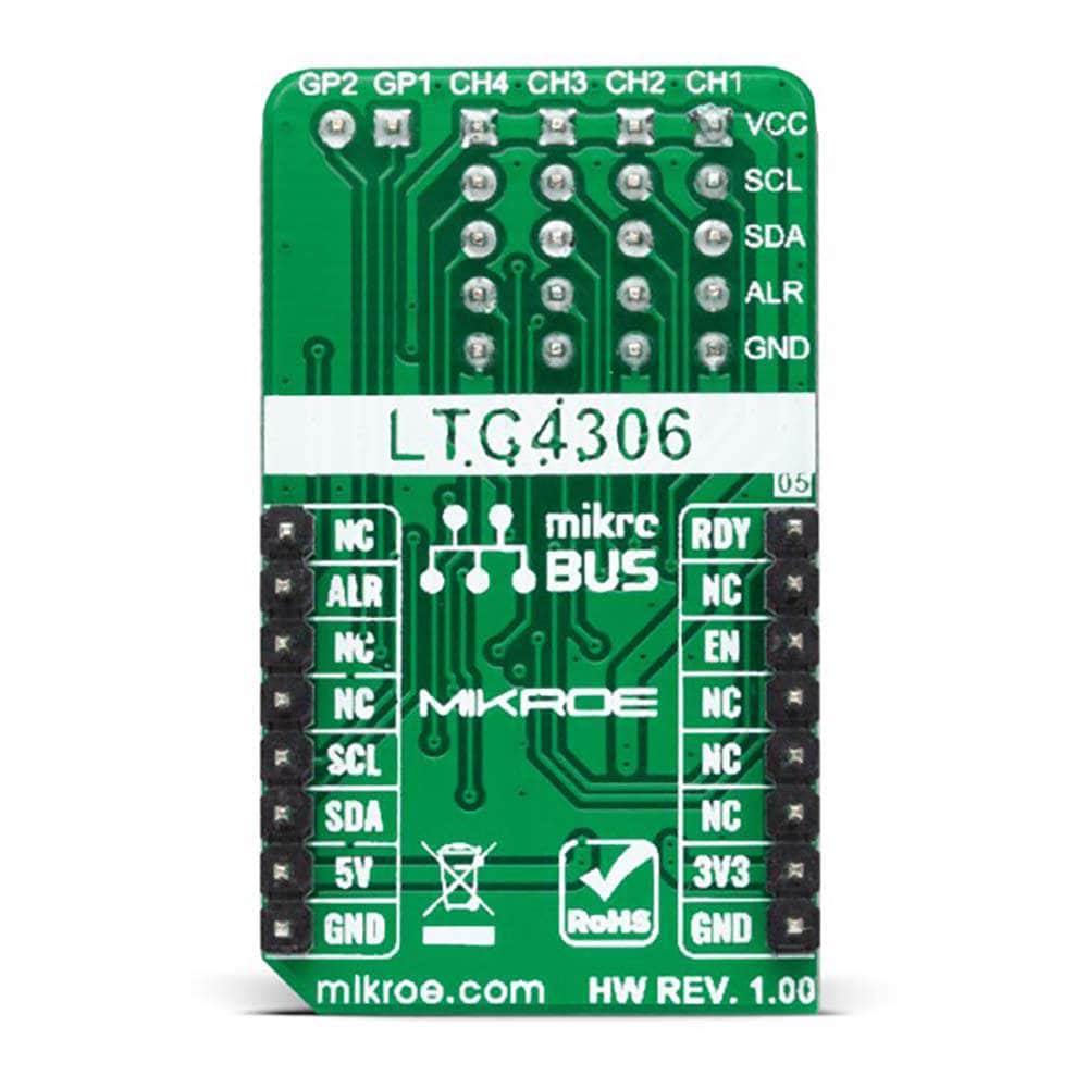 Mikroelektronika d.o.o. MIKROE-4453 I2C to MUX 5 Click Board™ - The Debug Store UK