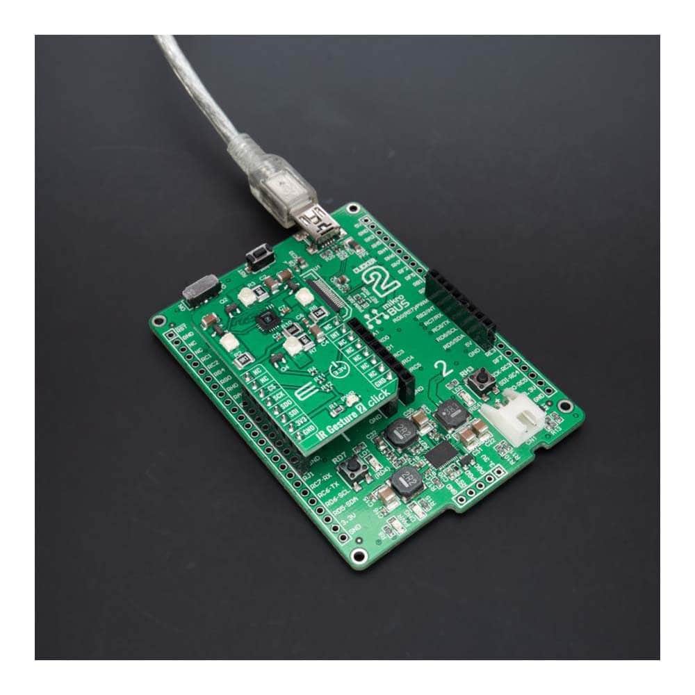 Mikroelektronika d.o.o. MIKROE-5146 IR Gesture 2 Click Board™ - The Debug Store UK