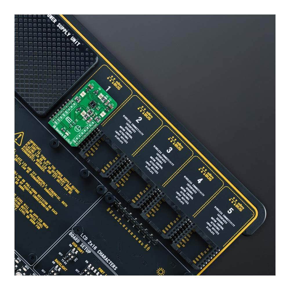 Mikroelektronika d.o.o. MIKROE-5146 IR Gesture 2 Click Board™ - The Debug Store UK