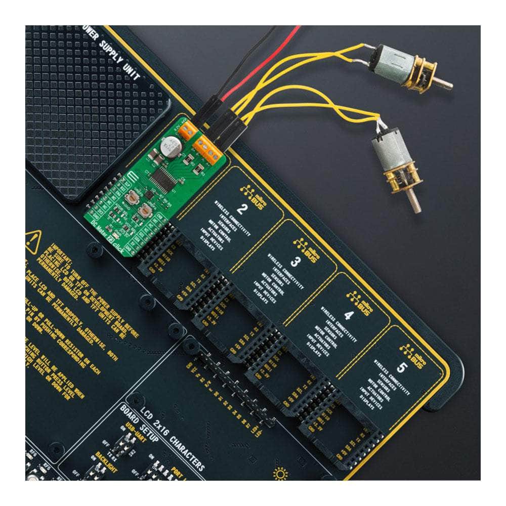 Mikroelektronika d.o.o. MIKROE-5476 DC Motor 23 Click Board™ - The Debug Store UK