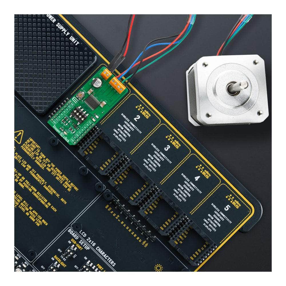 Mikroelektronika d.o.o. MIKROE-5477 Stepper 20 Click Board™ - The Debug Store UK
