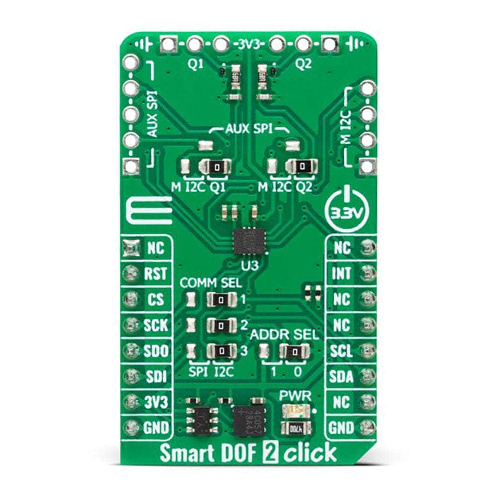 Mikroelektronika d.o.o. MIKROE-5672 Smart DOF 2 Click Board™ - The Debug Store UK