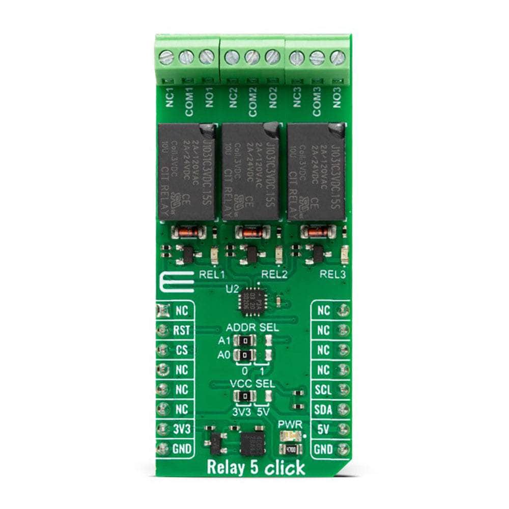 Mikroelektronika d.o.o. MIKROE-5675 Relay 5 Click Board - The Debug Store UK