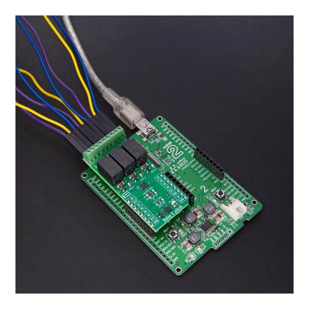 Mikroelektronika d.o.o. MIKROE-5675 Relay 5 Click Board - The Debug Store UK