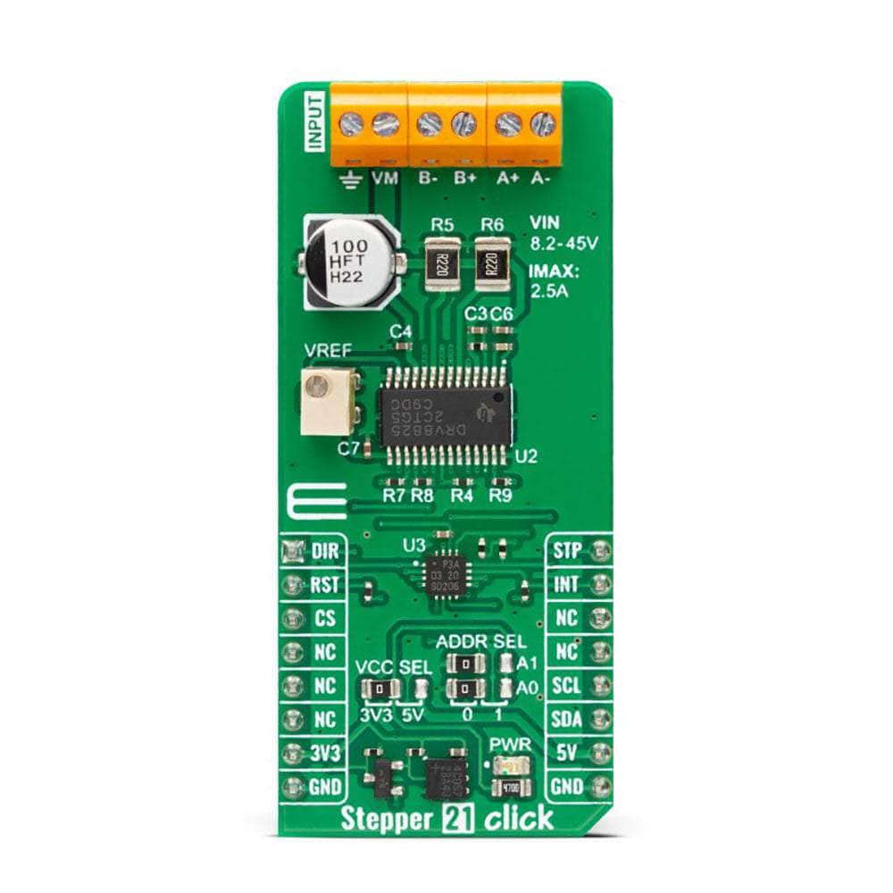 Mikroelektronika d.o.o. MIKROE-5678 Stepper 21 Click Board™ - The Debug Store UK