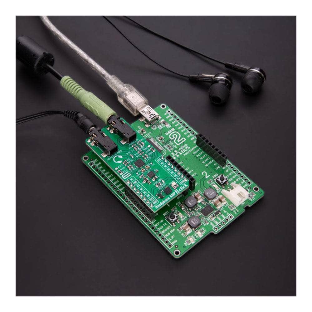 Mikroelektronika d.o.o. MIKROE-5721 Headphone AMP 3 Click Board™ - The Debug Store UK