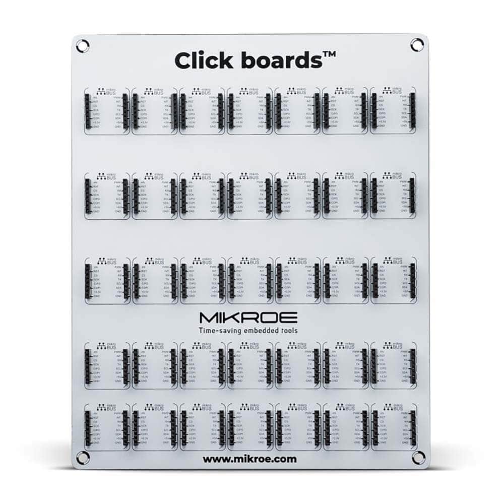 Mikroelektronika d.o.o. MIKROE-5726 Click Board™ Stand - The Debug Store UK