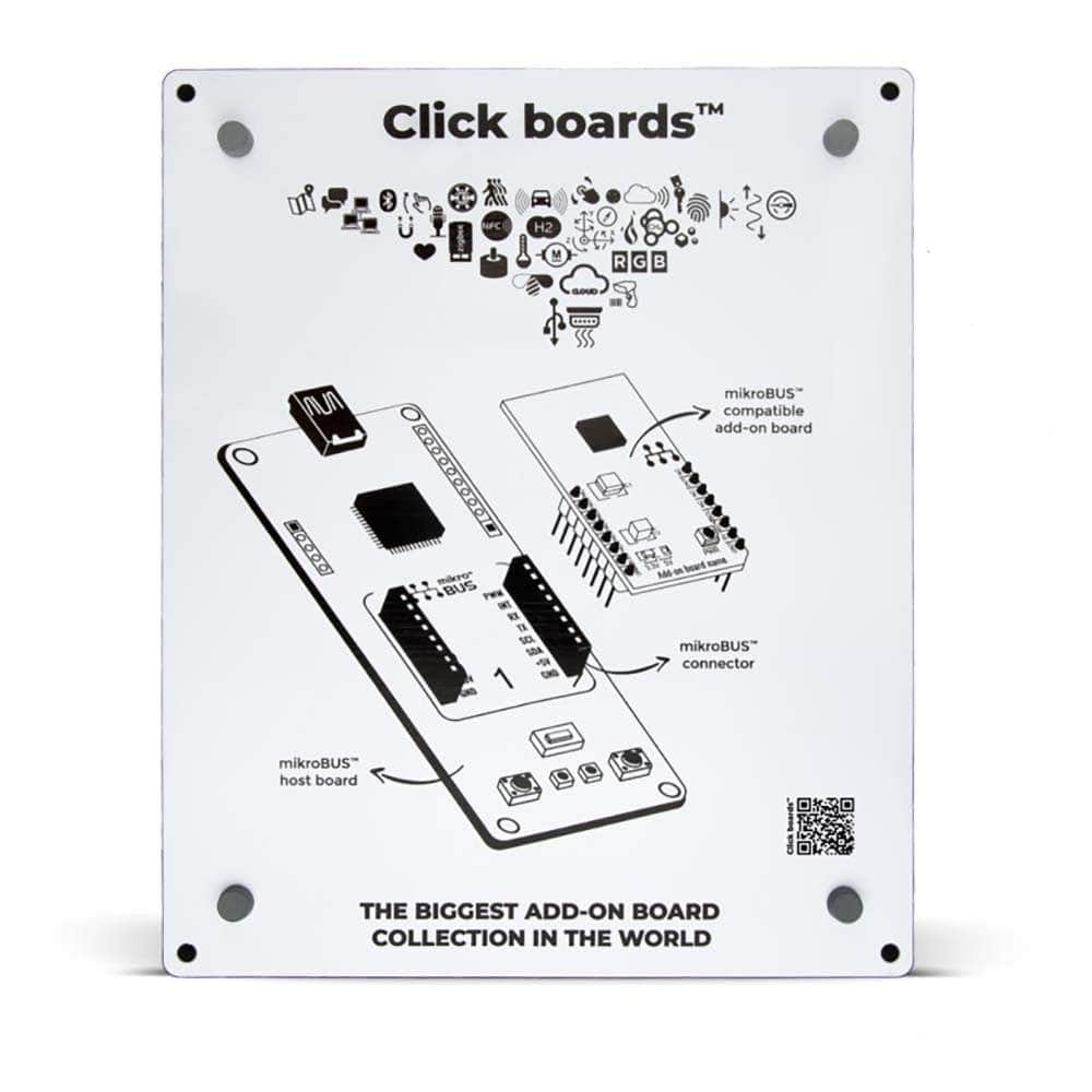 Mikroelektronika d.o.o. MIKROE-5726 Click Board™ Stand - The Debug Store UK