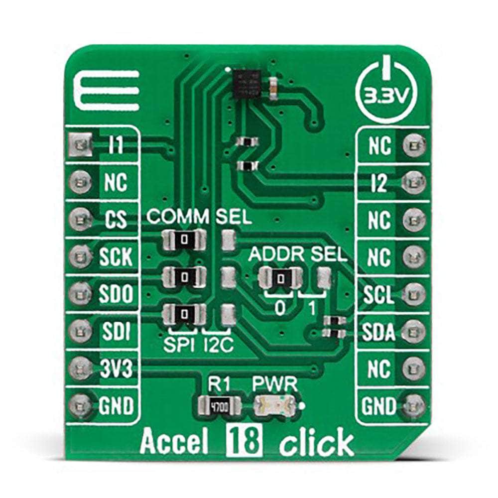 Mikroelektronika d.o.o. MIKROE-5737 Accel 28 Click Board™ - The Debug Store UK