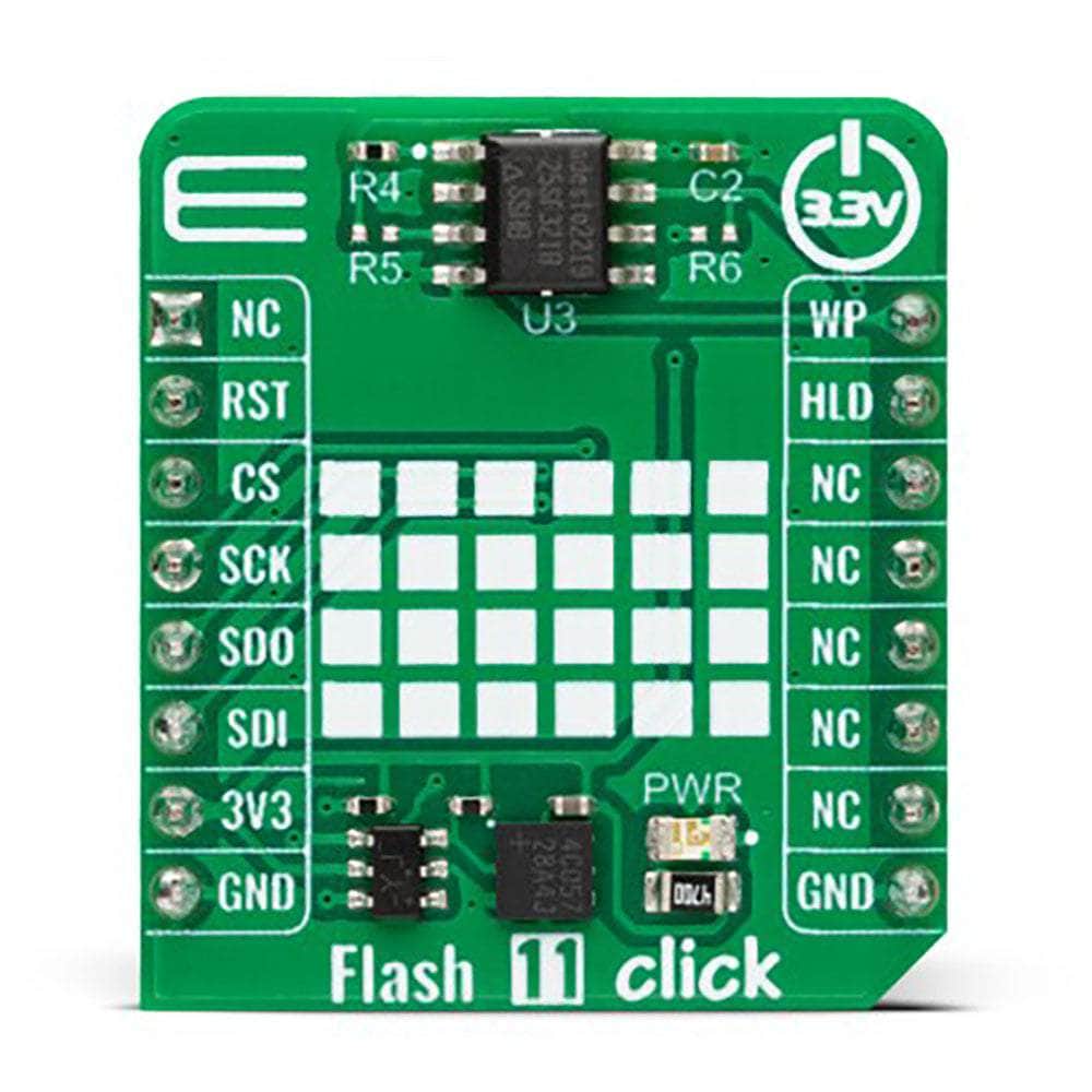 Mikroelektronika d.o.o. MIKROE-5740 Flash 11 Click Board™ - The Debug Store UK