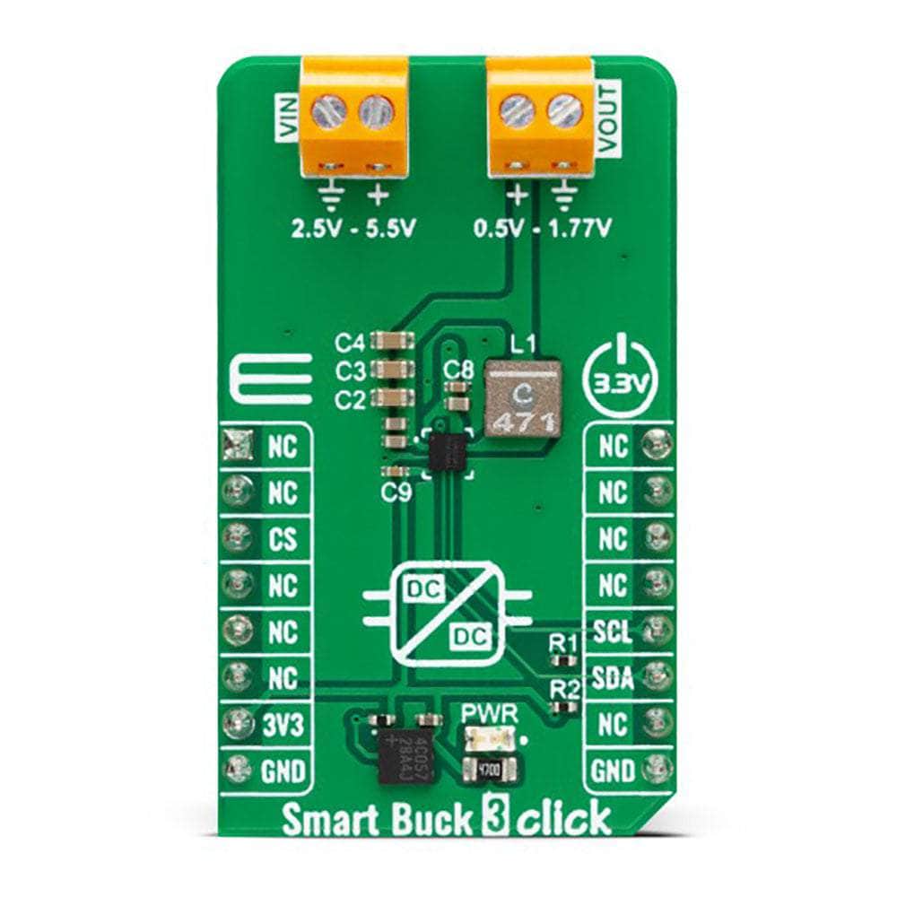 Mikroelektronika d.o.o. MIKROE-5741 Smart Buck 3 Click Board - The Debug Store UK