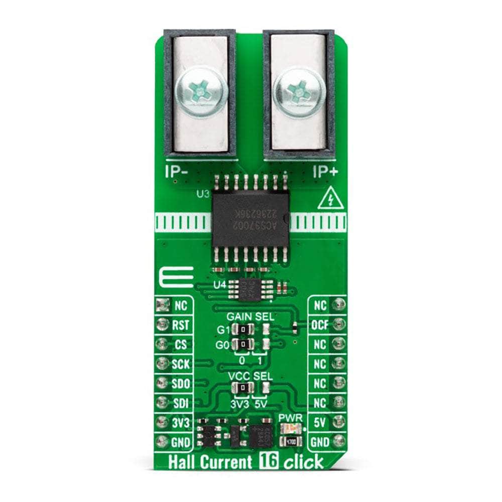 Mikroelektronika d.o.o. MIKROE-5784 Hall Current 16 Click Board - The Debug Store UK