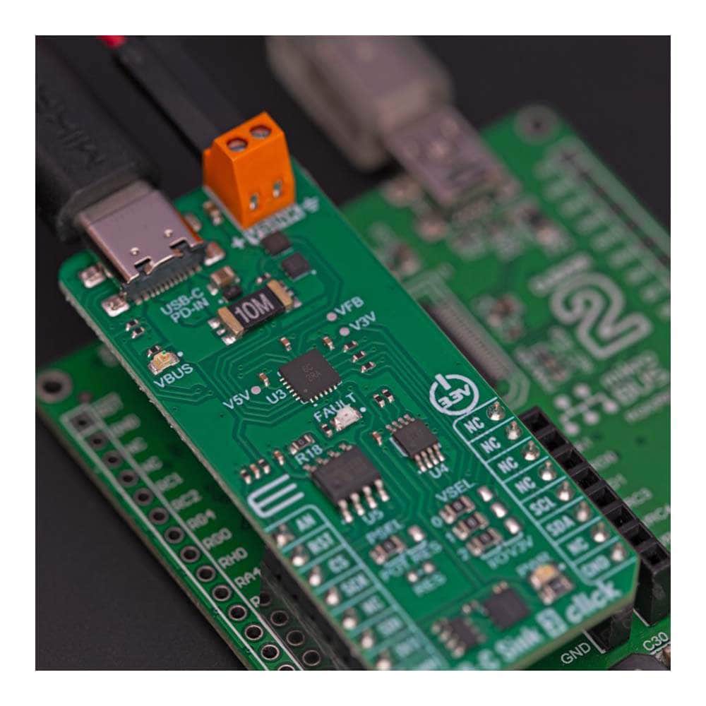 Mikroelektronika d.o.o. MIKROE-5791 USB-C Sink 3 Click Board™ - The Debug Store UK