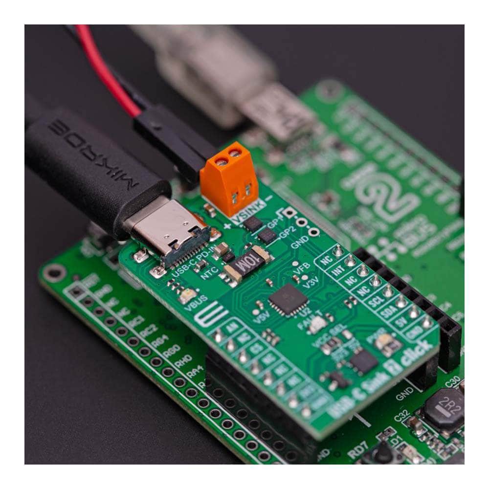 Mikroelektronika d.o.o. MIKROE-5792 USB-C Sink 2 Click Board™ - The Debug Store UK