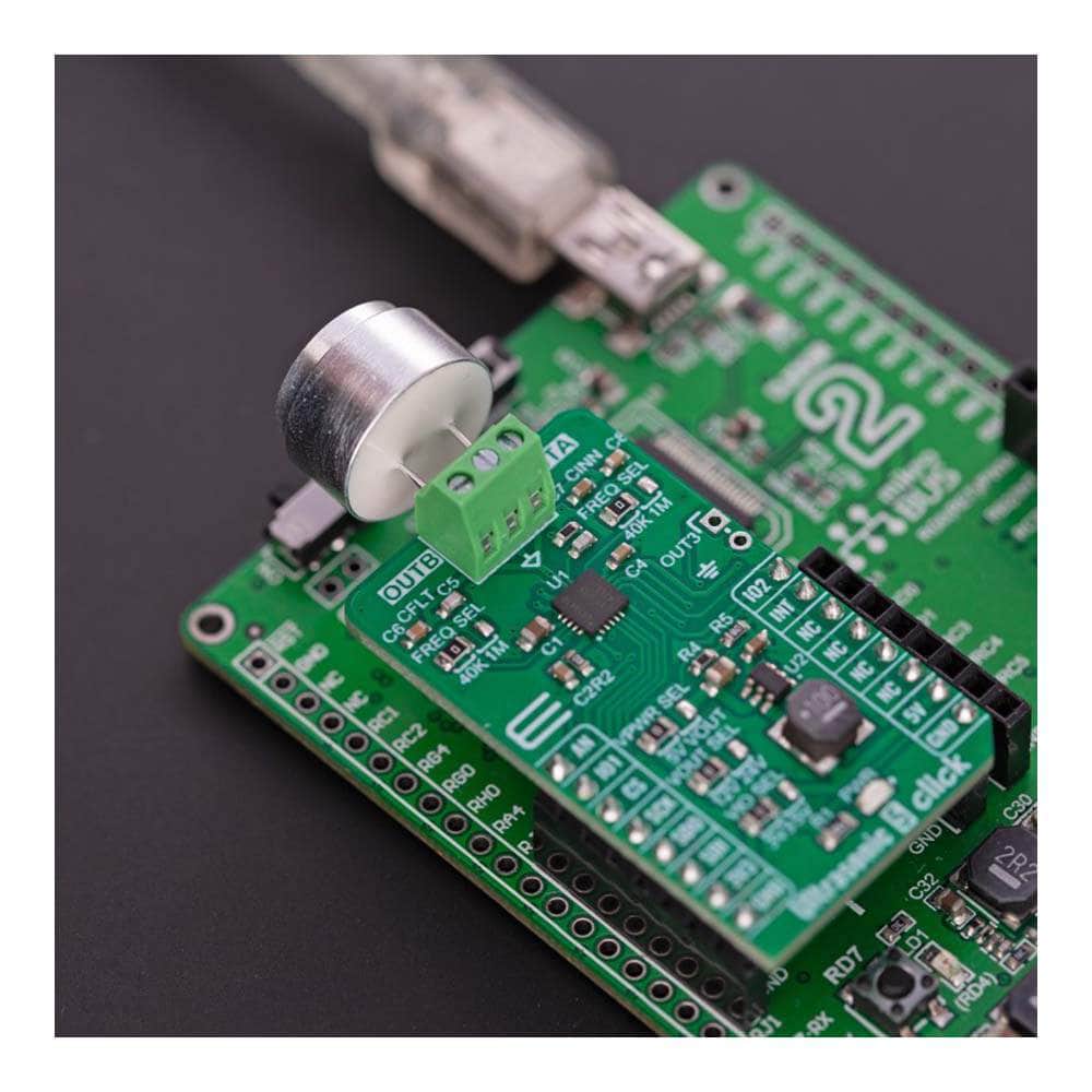 Mikroelektronika d.o.o. MIKROE-5804 Ultrasonic 5 Click Board™ - The Debug Store UK
