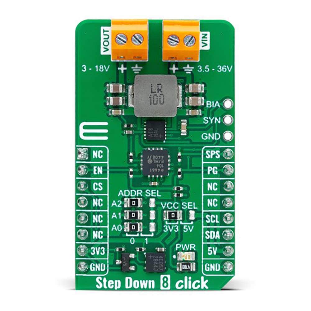 Mikroelektronika d.o.o. MIKROE-5813 Step Down 8 Click Board™ - The Debug Store UK