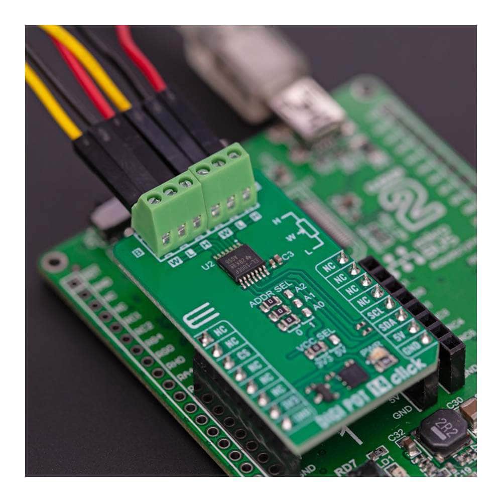 Mikroelektronika d.o.o. MIKROE-5814 DIGI POT 14 Click Board - The Debug Store UK