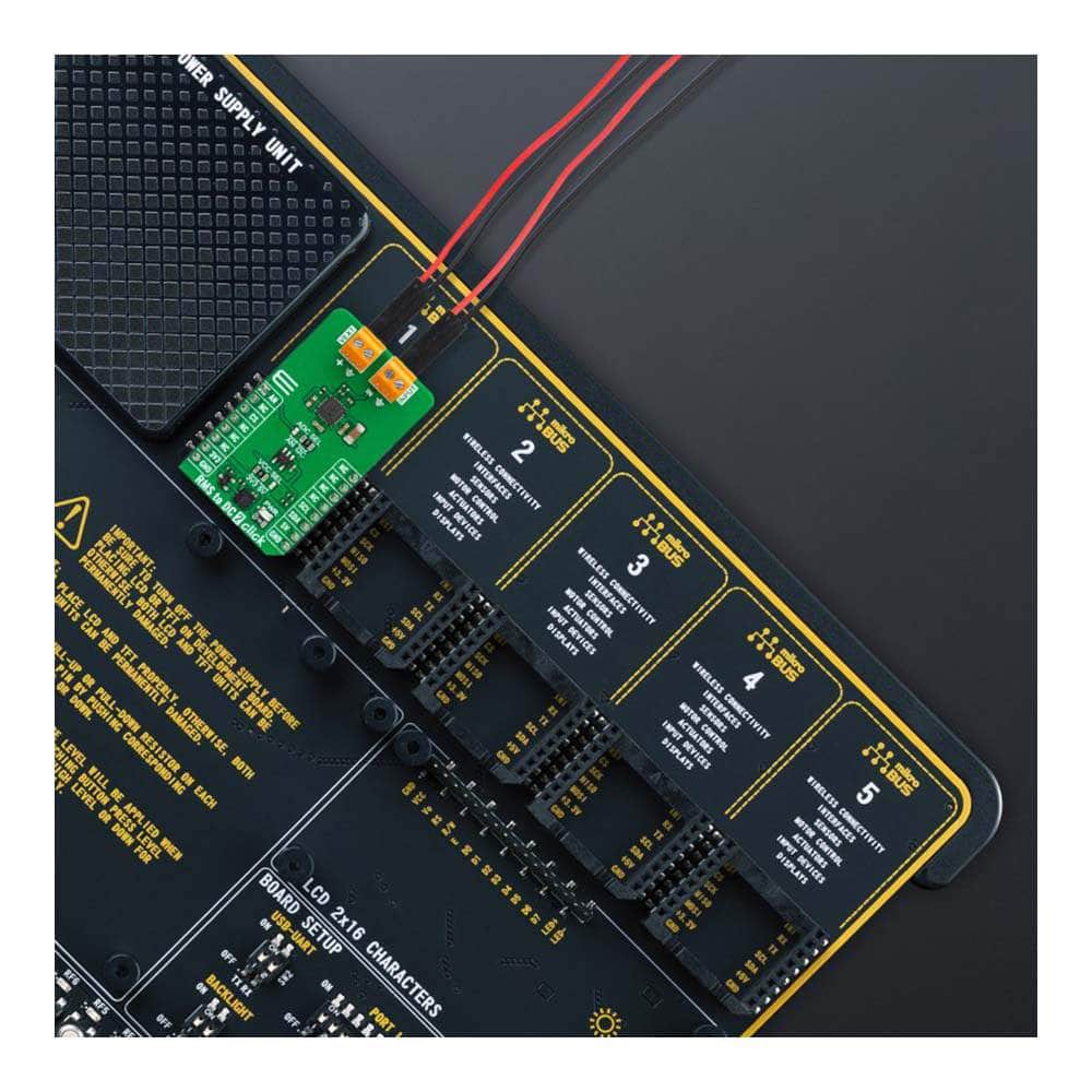 Mikroelektronika d.o.o. MIKROE-5821 RMS to DC 2 Click Board™ - The Debug Store UK