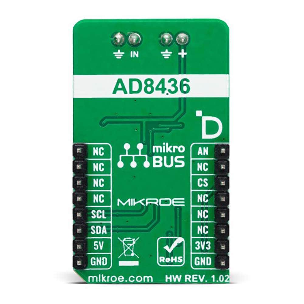 Mikroelektronika d.o.o. MIKROE-5821 RMS to DC 2 Click Board™ - The Debug Store UK