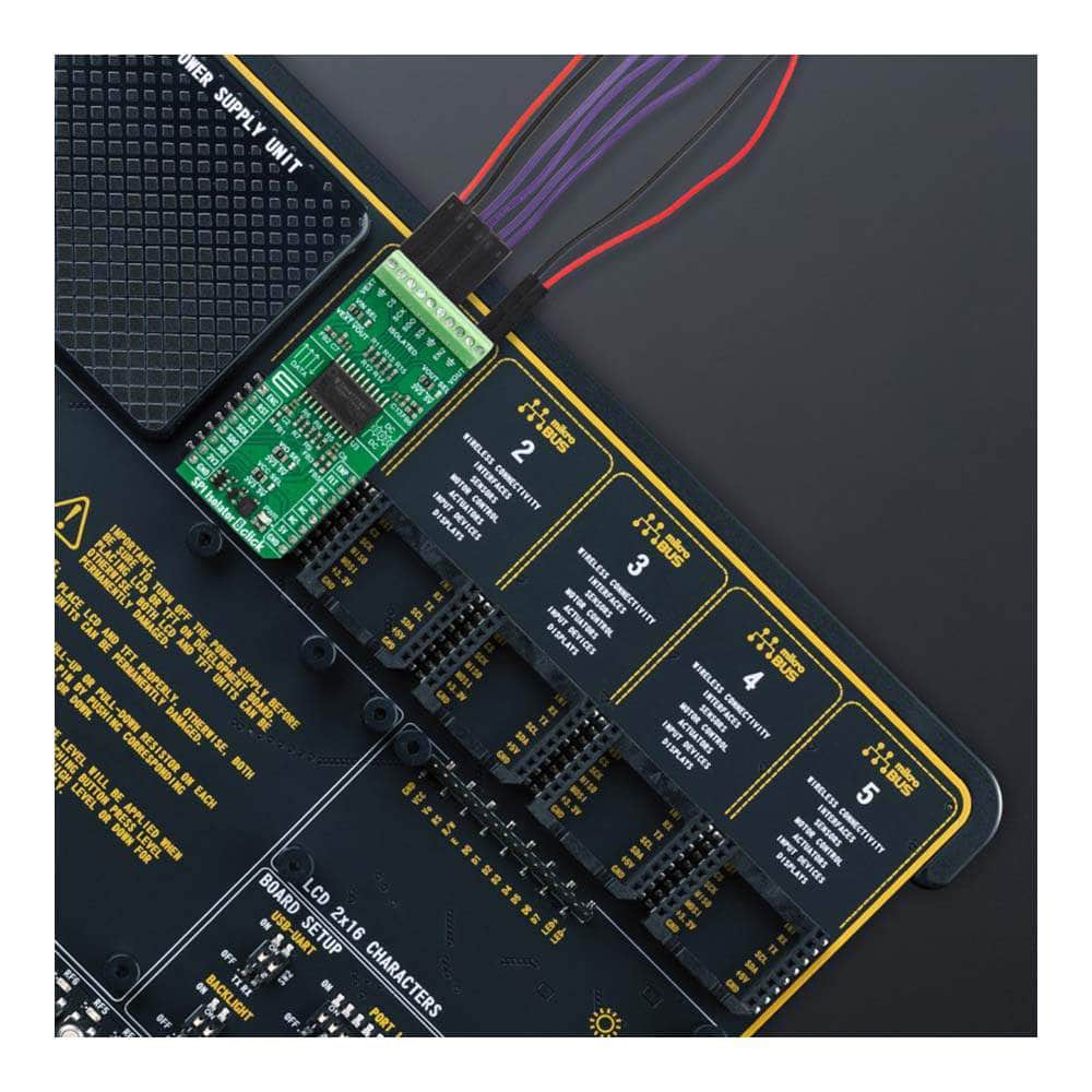 Mikroelektronika d.o.o. MIKROE-5873 SPI Isolator 8 Click Board™ - The Debug Store UK