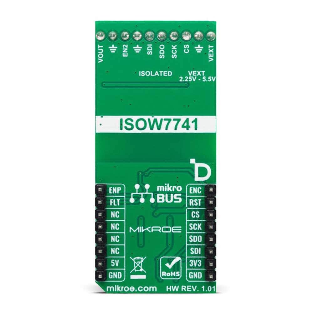 Mikroelektronika d.o.o. MIKROE-5873 SPI Isolator 8 Click Board™ - The Debug Store UK