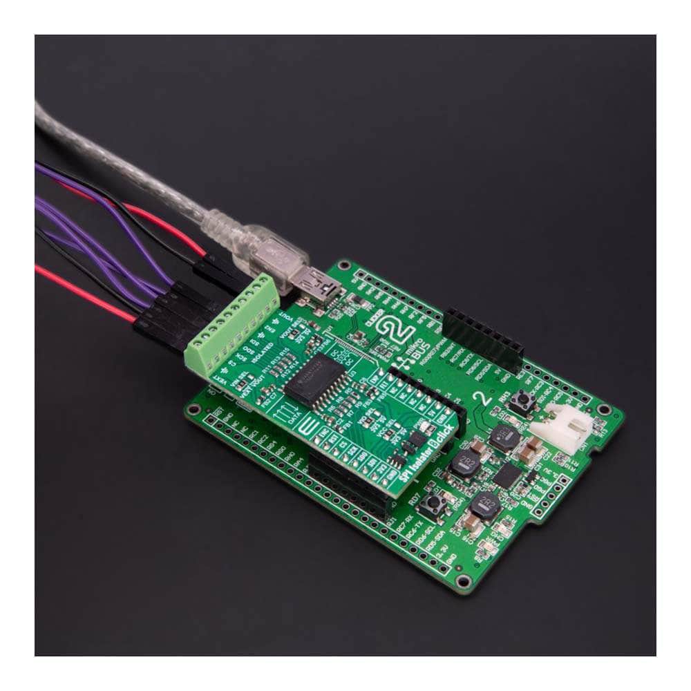 Mikroelektronika d.o.o. MIKROE-5873 SPI Isolator 8 Click Board™ - The Debug Store UK