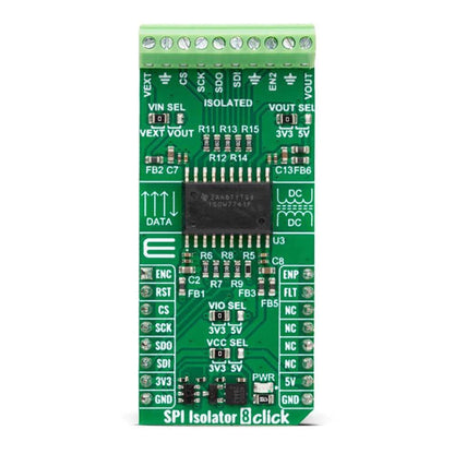 Mikroelektronika d.o.o. MIKROE-5873 SPI Isolator 8 Click Board™ - The Debug Store UK