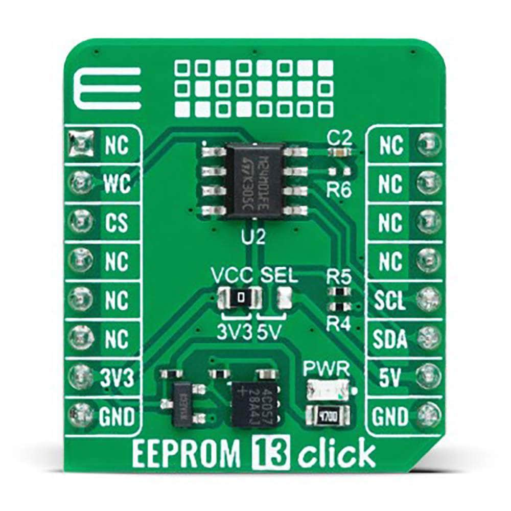 Mikroelektronika d.o.o. MIKROE-5885 EEPROM 13 Click Board - The Debug Store UK