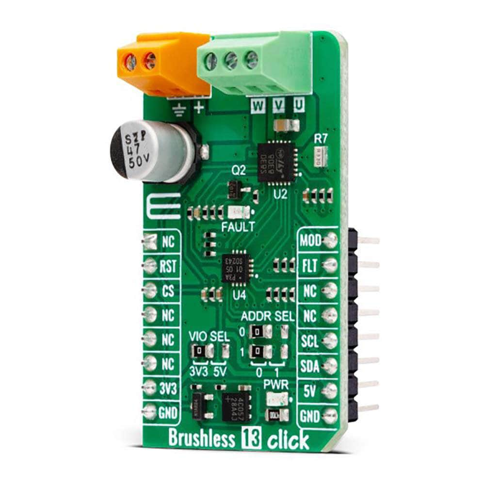 Mikroelektronika d.o.o. MIKROE-5886 Brushless 13 Click Board - The Debug Store UK