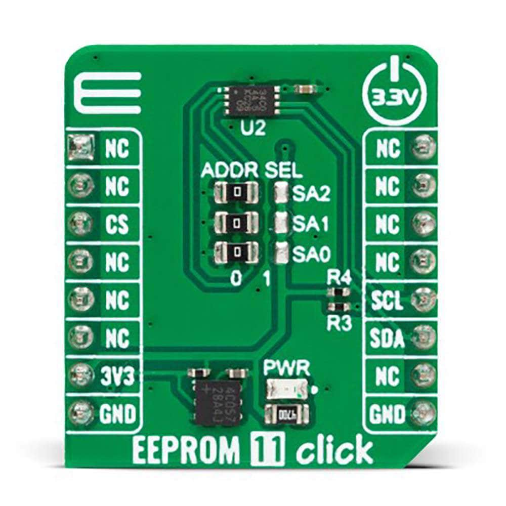 Mikroelektronika d.o.o. MIKROE-5889 EEPROM 11 Click Board™ - The Debug Store UK