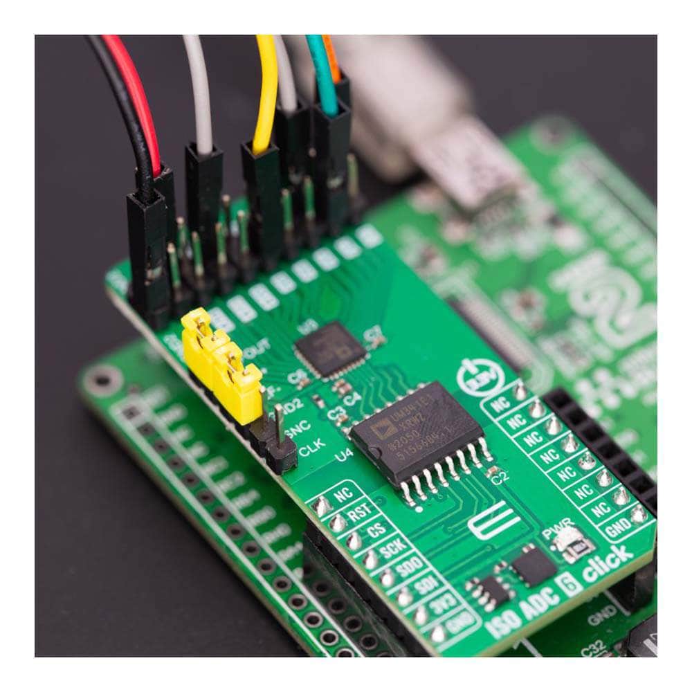 Mikroelektronika d.o.o. MIKROE-5901 ISO ADC 6 Click Board - The Debug Store UK