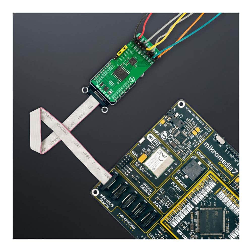 Mikroelektronika d.o.o. MIKROE-5901 ISO ADC 6 Click Board - The Debug Store UK