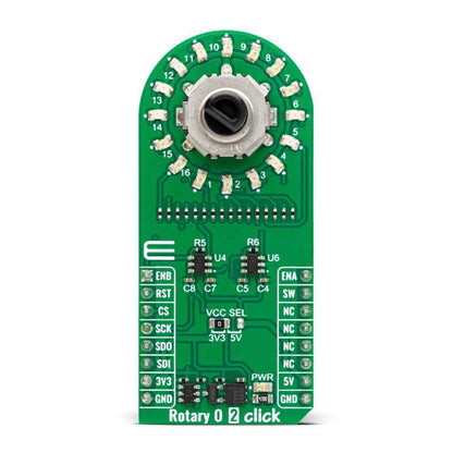 Mikroelektronika d.o.o. MIKROE-5973 Rotary O 2 Click Board™ - The Debug Store UK